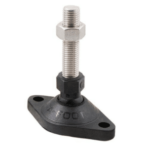 Bolt-down ball joint adjustable leveling screw-in feet