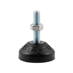 Fixed adjustable leveling screw-in feet