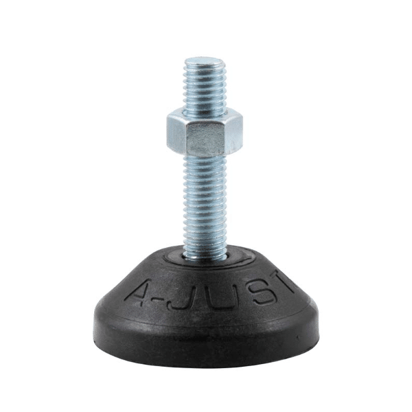 Fixed adjustable leveling screw-in feet
