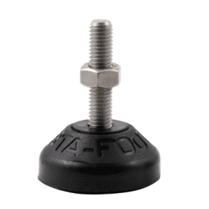 Fixed adjustable leveling screw-in feet