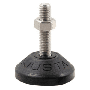 Fixed adjustable leveling screw-in feet