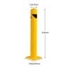 Barrier Post with Dimensions