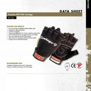 Contego Mechanics Gloves- Fingerless Work Gloves- S, M, L,XL or 2XL