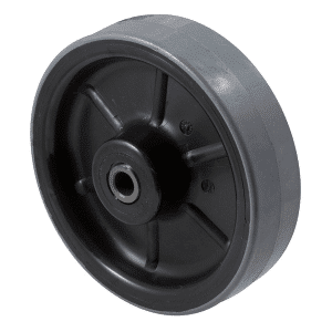 H Series, 150mm x 40mm polyurethane (PU) on nylon wheel, 450kg load rating, SS bush, plain bearing.