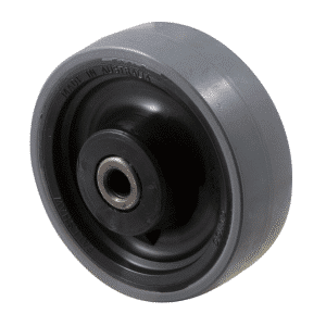 J Series, polyurethane (PU) 100mm x 32mm wheel, roller bearing, 300kg.
