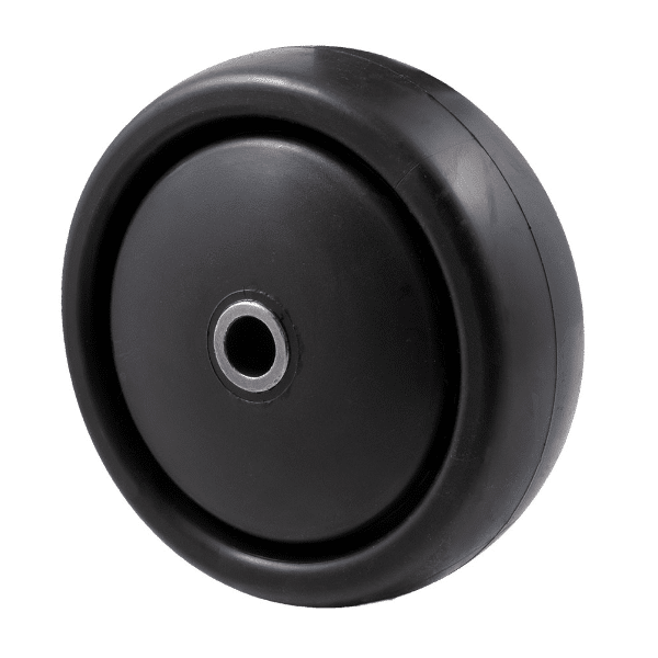 Midnight Black K Series decorative, 75mm x 28mm x 23mm TPE rubber wheel, precision bearing, black thread guard, 50 kg load rating 1 Midnight Black K Series decorative, 75mm x 28mm x 23mm TPE rubber wheel, precision bearing, black thread guard, 50 kg load rating