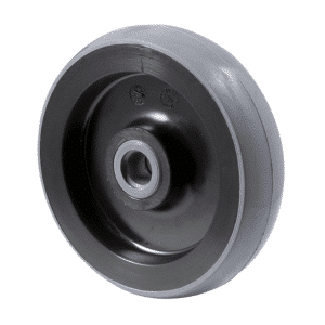 K Series, 100mm x 23mm polyurethane (PU) wheel, plain bearing, hub x bore: 30 x 12mm, 100 kg load rating