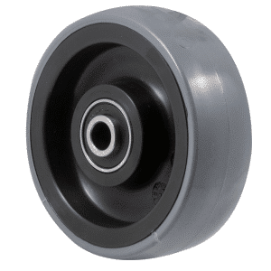 K Series, 75mm x 28mm x 23mm polyurethane (PU) wheel, precision bearing, hub x bore: 30 x8mm, 100 kg load rating