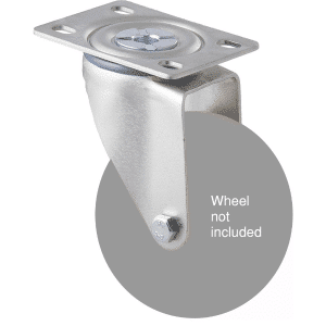 M Series, specialised low- temperature resistant zinc fork, North American (NA) swivel plate for 100mm wheel.