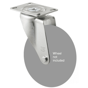 M Series North American (NA) swivel plate zinc fork for a 150mm wheel.