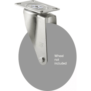 M Series North American (NA) swivel plate zinc fork for a 175mm x 28mm wheel.