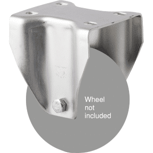 M Series specialised fixed Nor th American (NA) plate zinc fork, high-temperature resistant for a 75mm x 28mm wheel.