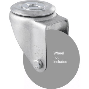 M Series specialised high- temperature resistant, bolt hole zinc fork, for a 75mm x 28mm wheel.