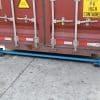 Rear view of container skate