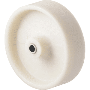 M Series, high-temperature glass-reinforced nylon 100mm x 41mm wheel 8mm bore, load rating 80 kg at 150C degrees
