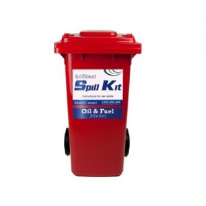 Marine Oil and Fuel Spill Kit Wheelie Bin- 120L