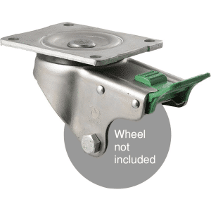 O Series, swivel North American (NA) plate, direction lock, fork for a 100mm wheel, direction lock