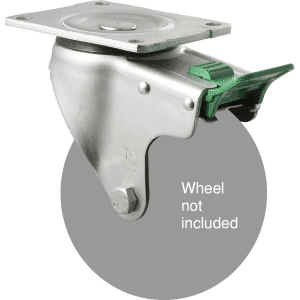 O Series, swivel North American (NA) plate, direction lock, fork only 150mm wheel diameter