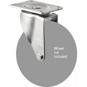 O Series, swivel North American (NA) plate mount, zinc fork for a 200mm wheel