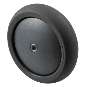 M Series, polyurethane on nylon 100 x 40mm wheel, plain bearing, 8mm ID (inside diameter), 200 kg load