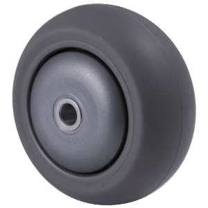 M Series polyurethane on nylon wheel, 75mm diameter wheel, 32mm tread width, 40mm hub, 8mm stainless steel precision bearing 200kg capacity