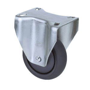 M Series castor, 100mm polyurethane on nylon wheel, Chicago screw axle, Bluestone thread guard, 200 kg load