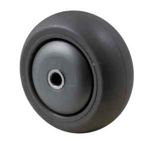 M Series polyurethane on nylon wheel, 75mm diameter wheel, 32mm tread width, 40mm hub, 8mm precision bearing 200kg capacity