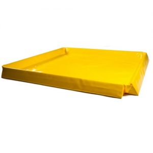SpillSmart Spill Bund- HD Yellow PVC- 100mm High Foam Sides