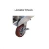 Hydraulic Double Scissor Lift Table- Stainless Steel- 350kg Capacity / 1.3m Lift - Image 5