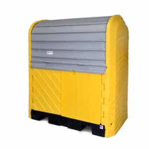 Ultra - Hard Top 2 Drum Plus Spill Pallet (1.7mL x 1mW x 1.8mH) 250L