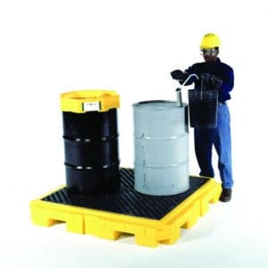 Ultra - Drum Spill Pallet 4 Drum Plus, LLDPE (1.5mL x 1.5mW x 220mmH) 284L