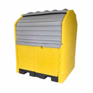 Ultra - Hard Top 4 Drum Plus Spill Pallet (1.6mL x 1.5mW x 2mH) 283L