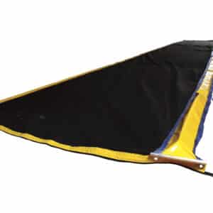 Class 2 Silt Curtain Connected 20mL, 1m 260gsm NW-Geo Skirt, 100mm X 100mm Float, 400gsm PVC, 6mm Chain