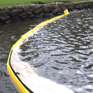 Fence Boom 15mL,185mm Freeboard, 430mm Draft, 610gsm Yellow PVC