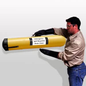 Ultra - Drain Seal Storage Container Wall Mount Yellow (0.7mL x 190mmW x 190mmH)