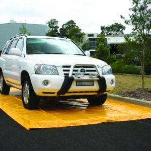 Portable Wash Mat 900 gsm Yellow PVC (6mL x 3mW x 75mmH) 1,350L