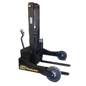 All Terrain Electric Stacker 1.5T – 1.6m Lift Height | Rough Terrain Walk-Behind | Multi-Attachment Compatible