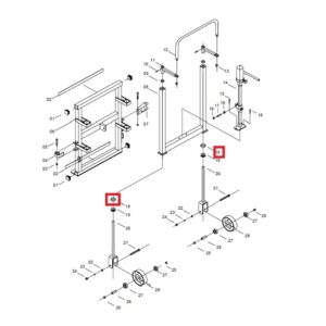 Dust Proof Ring for FM180B Switchboard/ Furniture Mover- Part # (18) FM180B-18