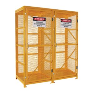 Gas Cylinder Storage Cage - 16 Forklift Cylinders