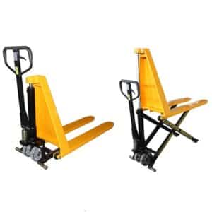 High Lift Scissor Pallet Jack- 1.5T Capacity- 540mm Wide