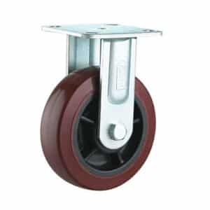 200mm Poly Fixed Castor Wheel – 430kg Capacity