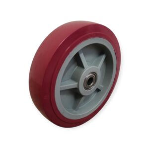 Polyurethane Wheel – Ø200x50mm, 125kg Capacity with Bearings