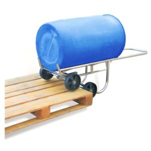 Drum Trolley- Drum Pourer- 350kg Capacity- Stainless Steel